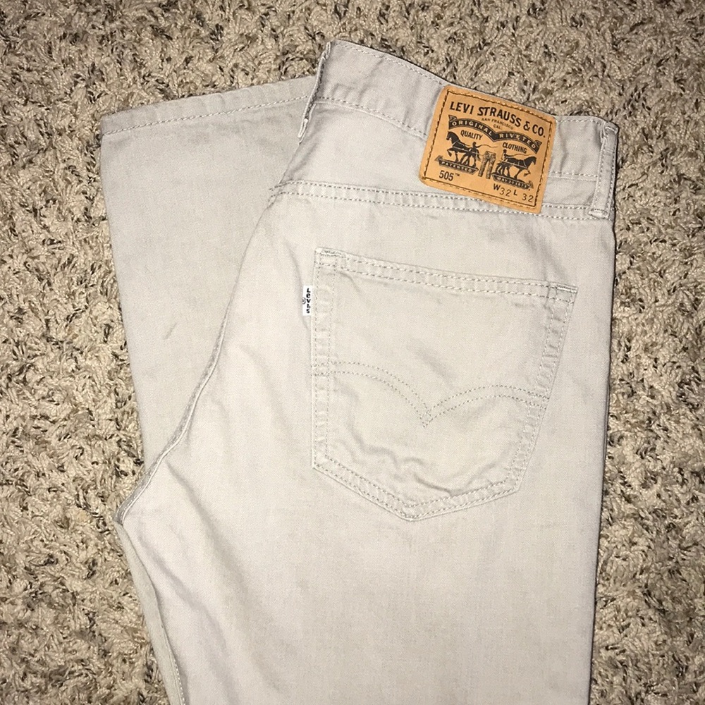 ‼️SOLD‼️Grey denim Levi’s